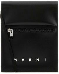 Marni - Black Canvas Crossbody Bag - Lyst
