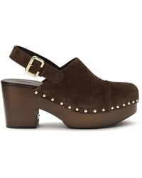 Chloé - Chloé Jeannette Wedge Clogs - Lyst
