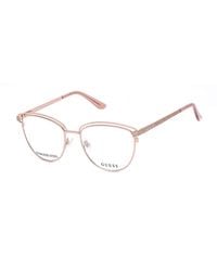 Guess - Guess Gu2685 Cat-Eye Metal Frame Eyeglasses - Lyst