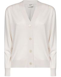 Weekend by Maxmara - Cardigan Wkdtorre V-Neck Knit Wool Cardigans - Lyst