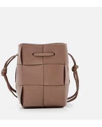 Bottega Veneta - Mini Bucket Leather Shoulder Bag - Lyst