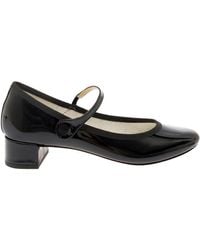 Repetto - 'Rose' Mary Janes With Strap - Lyst
