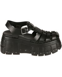Miu Miu Flat sandals for Women - Up to 51% off at Lyst.com