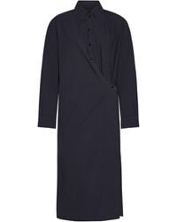 Lemaire - Twisted Cotton Dress - Lyst