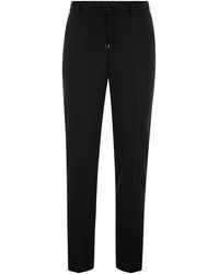 Peserico - Wool-Blend Flannel Trousers - Lyst
