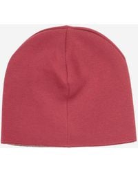 Fendi - Reversible Wool Beanie With Logo Hat - Lyst