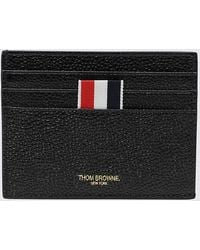 Thom Browne - Leather Credit Card Case - Lyst