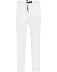 Vilebrequin - Stretch Cotton Satin Trousers With Drawstring Waist - Lyst