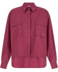 Max Mara - Max Mara Cotton Poplin Blouse - Lyst