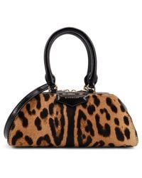 Givenchy - Antigona East West Mini Pony Skin Shoulder Bag With Animal Print - Lyst