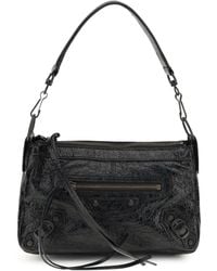 Balenciaga - Le City Moto Mini Handbag Lamb Ovis Aries Handbags - Lyst