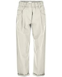 Brunello Cucinelli - Baggy Trousers - Lyst
