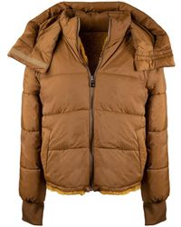Essentiel Antwerp Abrasion Brown Reversible Jacket