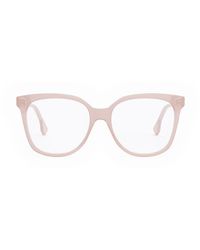 Fendi - Rectangular Frame Glasses - Lyst