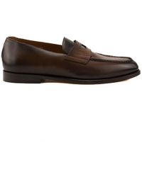 Doucal's - Penny Mario 50 Leather Moccasin - Lyst