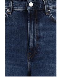 TOTEME - Wide-Leg Denim Jeans Cotton - Lyst