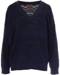 Missoni - V Neck Sweater - Lyst