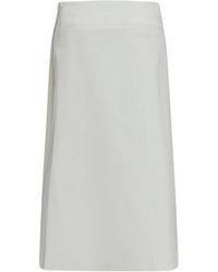 Rier - Bonded Cotton Skirt Wr - Lyst