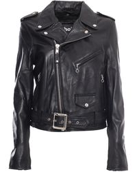 Schott Nyc - Leather Jacket - Lyst