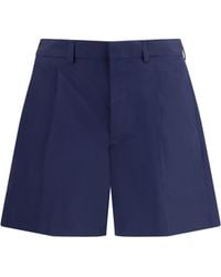 Prada - Cotton Shorts - Lyst