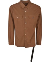 Rick Owens - Patched Pocket Formal Plain Shirt - Lyst