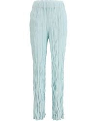GONGDID DESIGN - Flared Wave Pants Polyester - Lyst