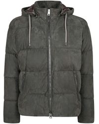 Herno - Zip-Up Drawstring Puffer Jacket - Lyst