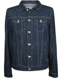 Brunello Cucinelli - Dark Solid Jacket Clothing - Lyst