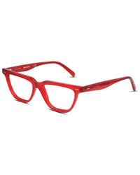 Celine - Eyeglasses Cat Eye Full Rim, Shiny Frame And Clear Demo Lenses Lens Cl50009I066 - Lyst