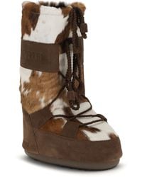 Moon Boot - Boots Icon Archive Pony-Hair-Cocoa Upper: Suede - Lyst
