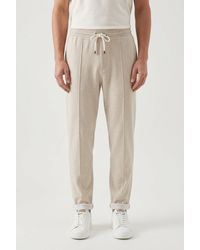 Brunello Cucinelli - Light Wool Trousers - Lyst