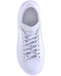 McQueen - Leather Sneakers Trainers - Lyst
