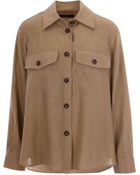 Weekend by Maxmara - Regular Solid Shirt - Lyst