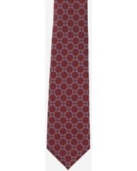 Gucci - Tie Jacquard Silk Morsetto Print Ties & Bow - Lyst