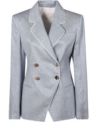 Genny - Jacquard Double-Breasted Dinner Jacket - Lyst