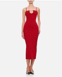 Jacquemus - La Robe Sierra Bretelles Viscose Midi Dress - Lyst