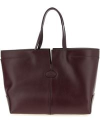 Tod's - Tod Tote Bag Bordeaux - Lyst