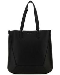 Alexander McQueen - Leather Medium Edge Shopping Bag - Lyst