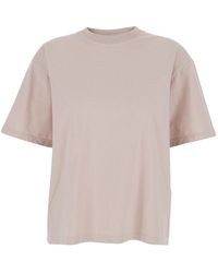 Golden Goose - Crew Neck T-Shirt With Maxi Logo On The Back - Lyst