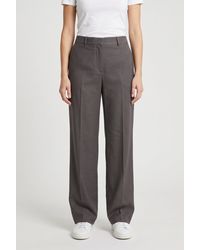 Brunello Cucinelli - Dark Relaxed Trousers - Lyst