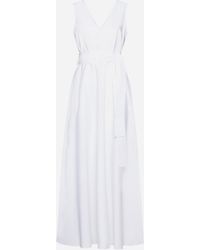 P.A.R.O.S.H. - Canyox Cotton Long Dress - Lyst