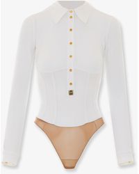 Elisabetta Franchi - Shirt Stretch Viscose - Lyst