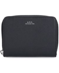 A.P.C. - Logo Wallet - Lyst