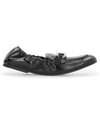 Ferragamo - Jodie Leather Loafers - Lyst