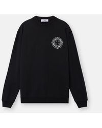 Stone Island - Stone Island Logo-Embroidered Sweatshirt - Lyst
