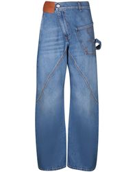 JW Anderson - Workear Light Blue Jeans - Lyst