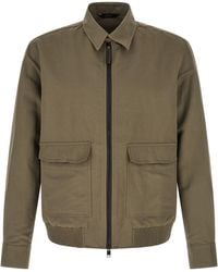Brioni - Linen Cotton Blouson - Lyst