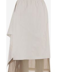 Niccolò Pasqualetti - Leather Draped Skirt - Lyst