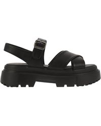 Hogan - Leather Sandal With Midsole - Lyst
