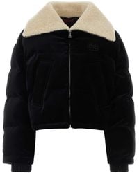 Gucci - Velvet Padded Jacket - Lyst